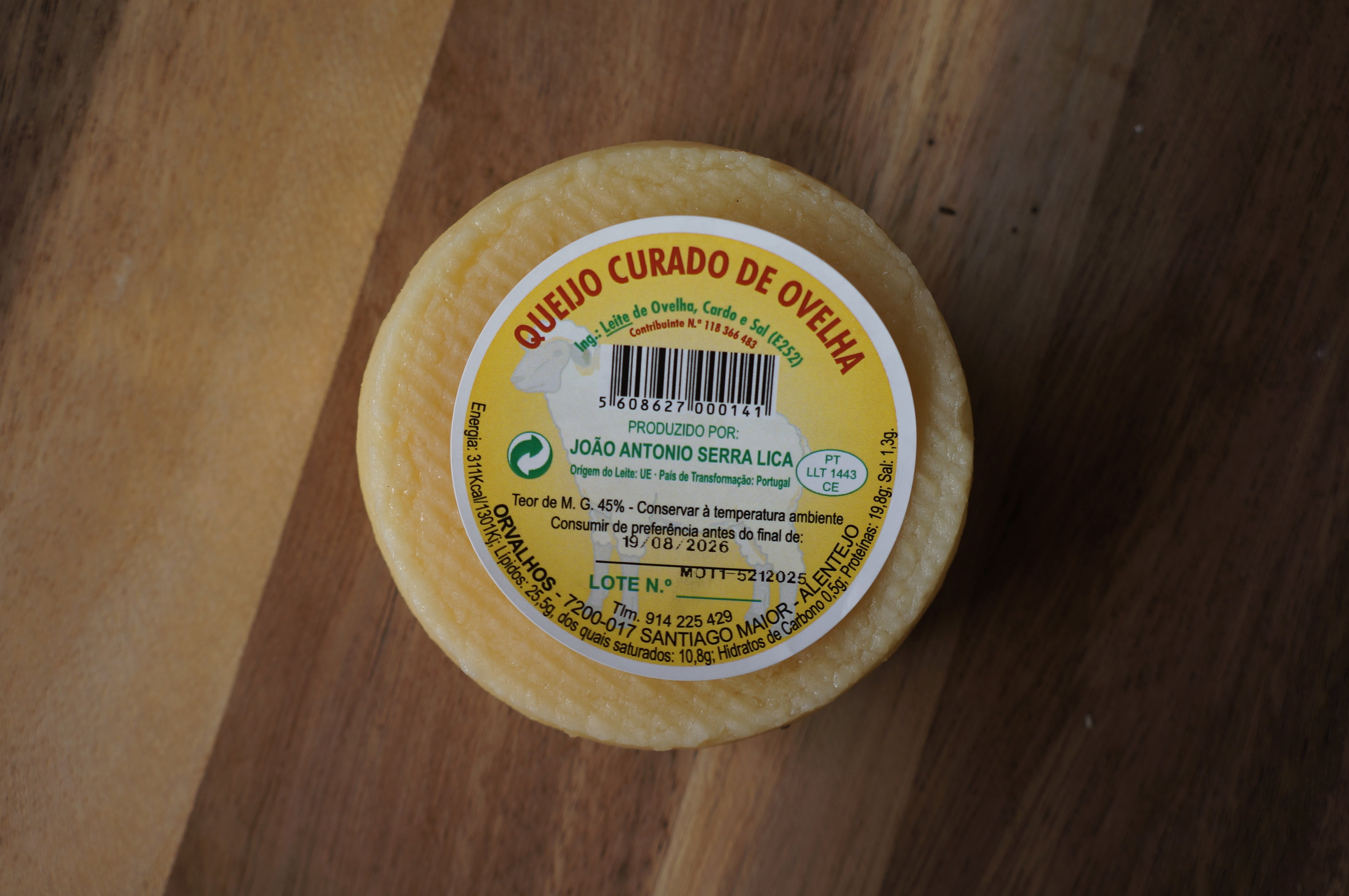 Queijo Curado de Ovelha
